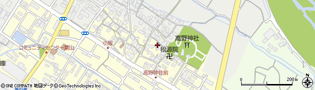 滋賀県栗東市高野720周辺の地図