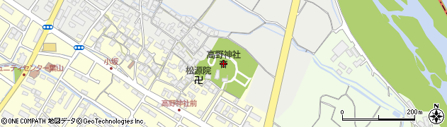 滋賀県栗東市高野728周辺の地図