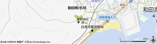 千葉県南房総市和田町白渚72周辺の地図