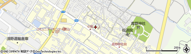 滋賀県栗東市高野689周辺の地図