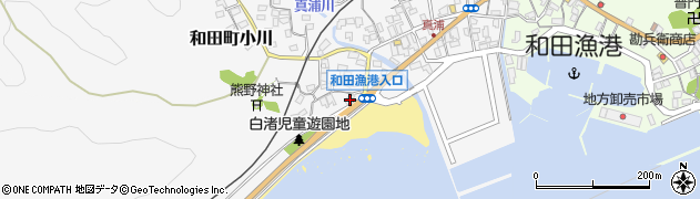 千葉県南房総市和田町白渚26周辺の地図