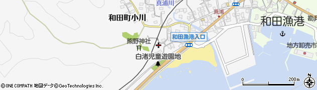 千葉県南房総市和田町白渚45周辺の地図