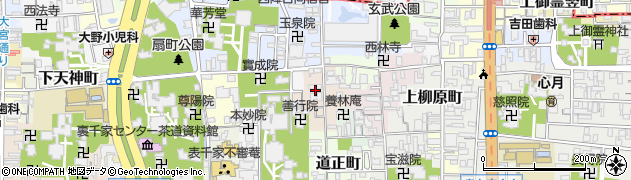 京都府京都市上京区大心院町周辺の地図