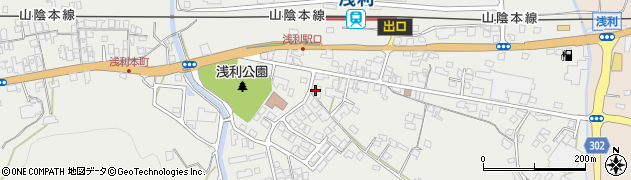島根県江津市浅利町208周辺の地図