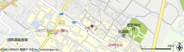 滋賀県栗東市高野693周辺の地図