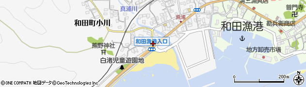 千葉県南房総市和田町白渚11周辺の地図