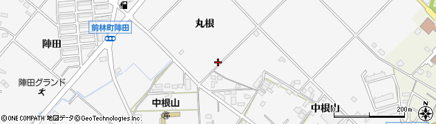 愛知県豊田市前林町（丸根）周辺の地図