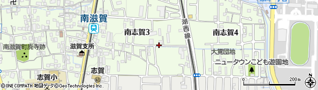 滋賀県大津市南志賀3丁目周辺の地図