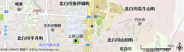 京都府京都市左京区北白川上終町22-7周辺の地図