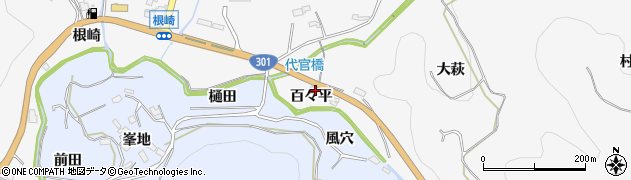 愛知県豊田市大沼町百々平53周辺の地図