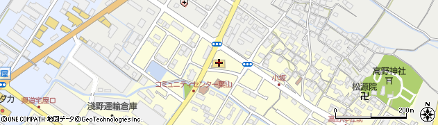 滋賀県栗東市高野北周辺の地図