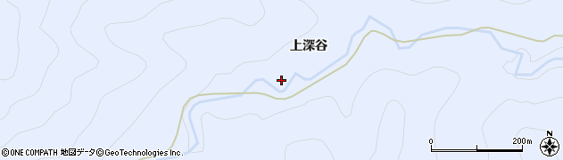 愛知県北設楽郡東栄町三輪上深谷41周辺の地図