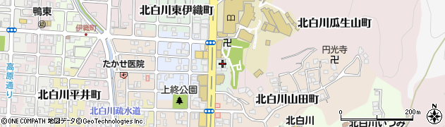 京都府京都市左京区北白川上終町22-8周辺の地図