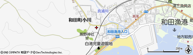 千葉県南房総市和田町白渚57周辺の地図
