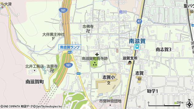 〒520-0011 滋賀県大津市南志賀の地図