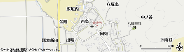 京都府亀岡市千歳町毘沙門西条12周辺の地図