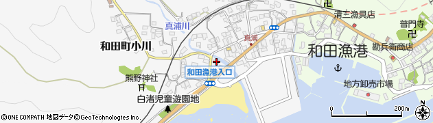 千葉県南房総市和田町白渚17周辺の地図