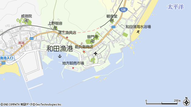 〒299-2704 千葉県南房総市和田町和田の地図