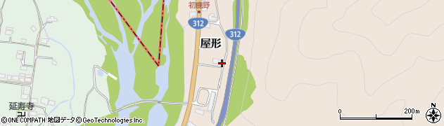 兵庫県神崎郡市川町屋形1023周辺の地図