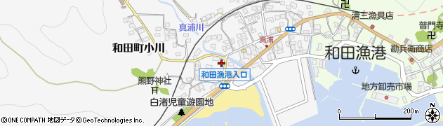 千葉県南房総市和田町白渚18周辺の地図