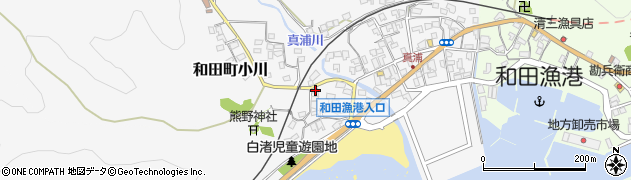 千葉県南房総市和田町白渚36周辺の地図