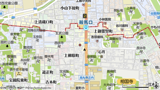 〒602-0012 京都府京都市上京区内構町の地図