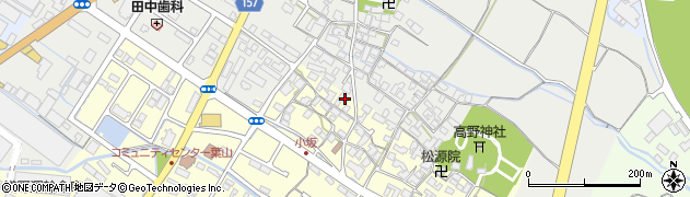 滋賀県栗東市高野711周辺の地図