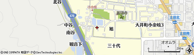 京都府亀岡市大井町小金岐（旭）周辺の地図