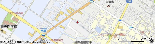 黒田紙業株式会社　栗東営業所周辺の地図