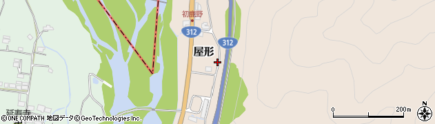 兵庫県神崎郡市川町屋形1019周辺の地図