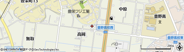 愛知県豊田市鴛鴨町高岡157周辺の地図