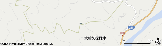 愛知県新城市愛郷古田周辺の地図