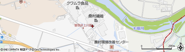 桑村繊維株式会社　上川原工場周辺の地図