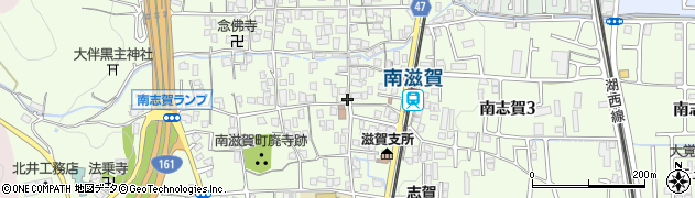 滋賀県大津市南志賀周辺の地図