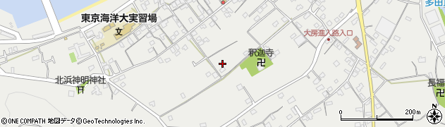 千葉県南房総市富浦町多田良周辺の地図