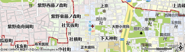 京都府京都市上京区筋違橋町538周辺の地図