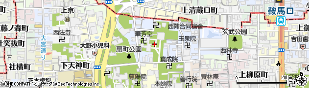京都府京都市上京区下清蔵口町周辺の地図