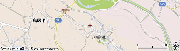 滋賀県蒲生郡日野町鳥居平274周辺の地図
