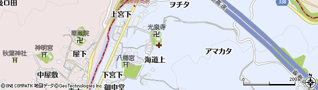 愛知県岡崎市宮石町周辺の地図