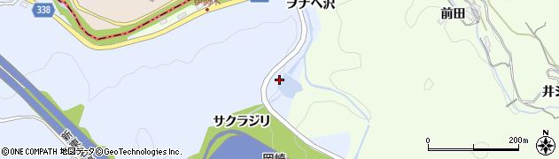 愛知県岡崎市宮石町（サクラジリ）周辺の地図