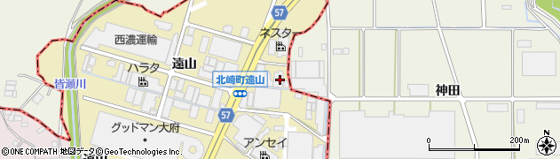 愛知県大府市北崎町大清水周辺の地図