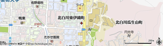 京都府京都市左京区北白川上終町9周辺の地図