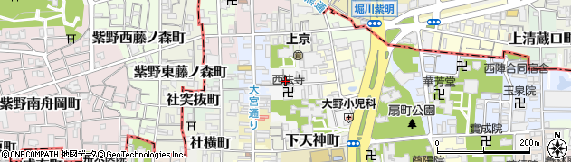 京都府京都市上京区新ン町周辺の地図
