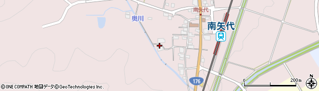 兵庫県丹波篠山市南矢代682周辺の地図