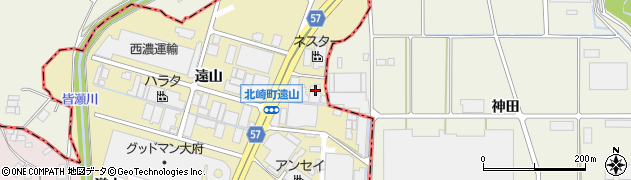 愛知県大府市北崎町大清水4周辺の地図