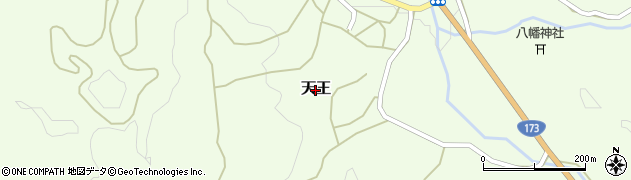 大阪府能勢町（豊能郡）天王周辺の地図