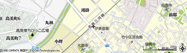 福三レンタカー竹村営業所周辺の地図