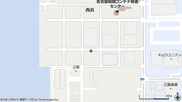 〒490-1447 愛知県海部郡飛島村西浜の地図