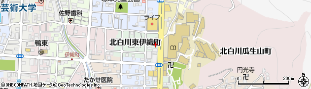 京都府京都市左京区北白川上終町10周辺の地図