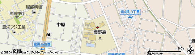 愛知県立豊野高等学校周辺の地図
